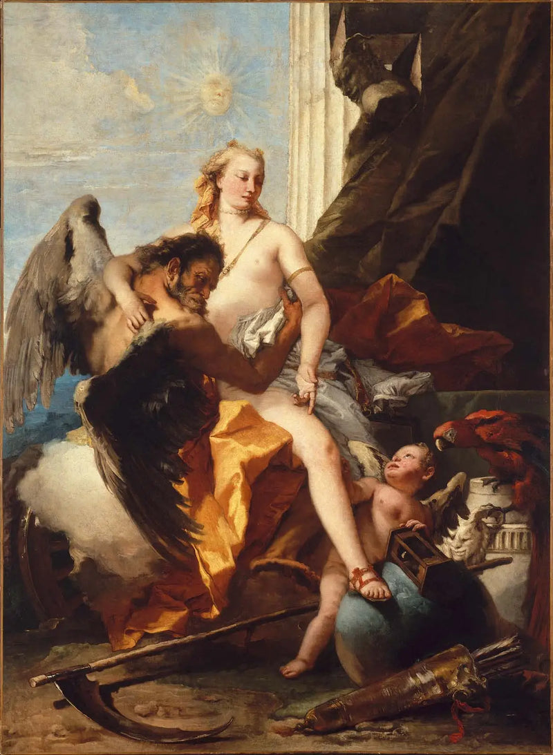 The Truth Revealed by Time - Giovanni Battista Tiepolo
