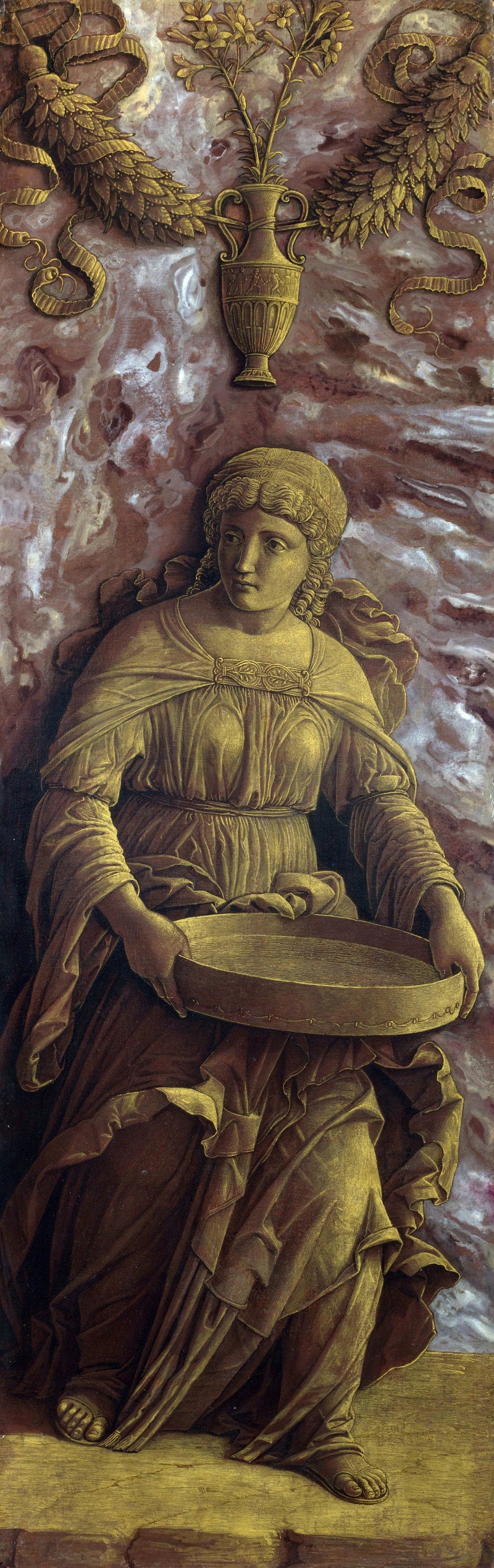 Tuccia the Vestal with a Sieve - Andrea Mantegna