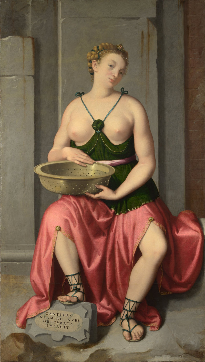 The Vestal Tuccia - Giovanni Battista Moroni