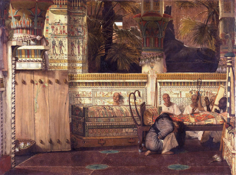 The Egyptian Widow - Lawrence Alma-Tadema