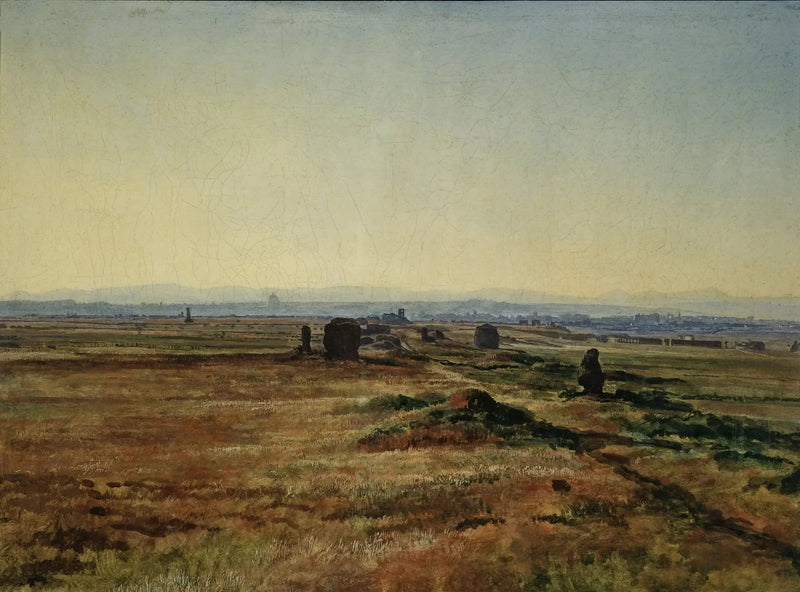 The Appian Way at Sunset - Alexandre Ivanov