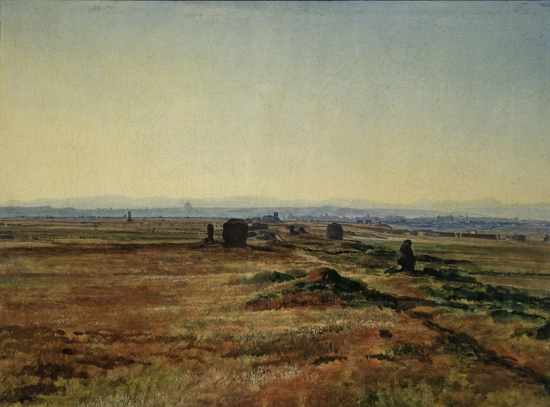 The Appian Way at Sunset - Alexandre Ivanov