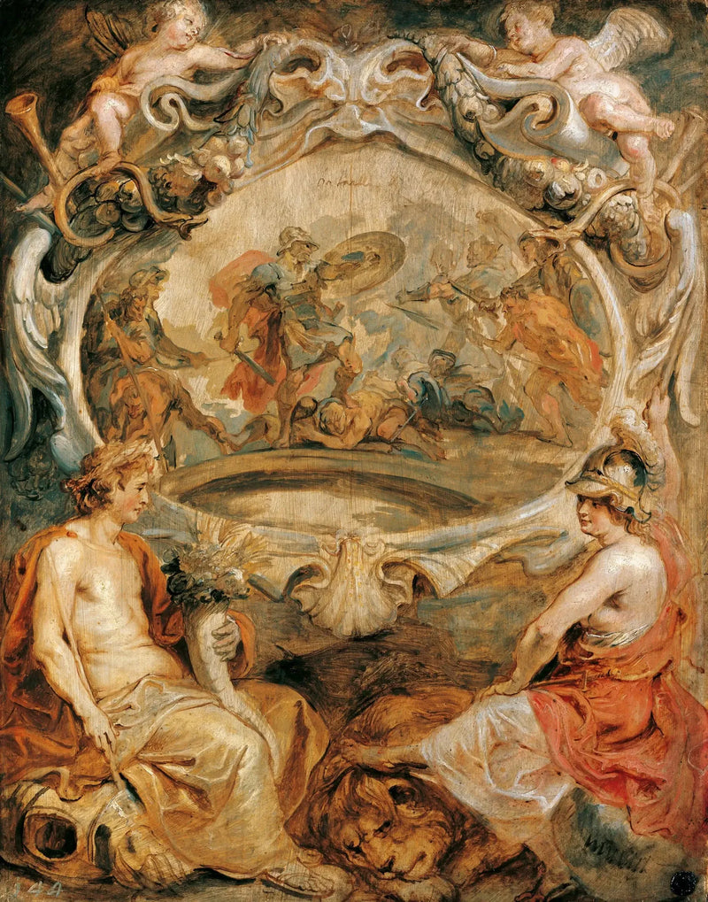 The Victory of Henry IV at Coutras - Peter Paul Rubens