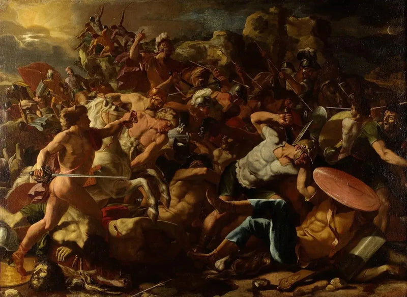 The Victory of Joshua over the Amorites - Nicolas Poussin