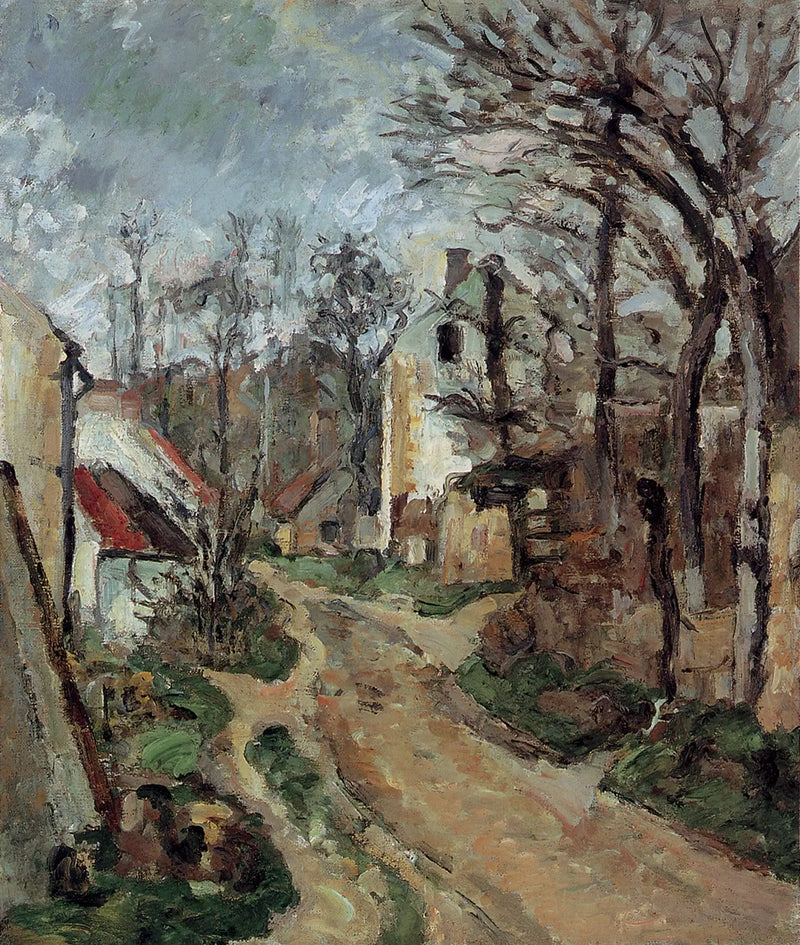 The Old Road at Auvers-sur-Oise - Paul Cézanne
