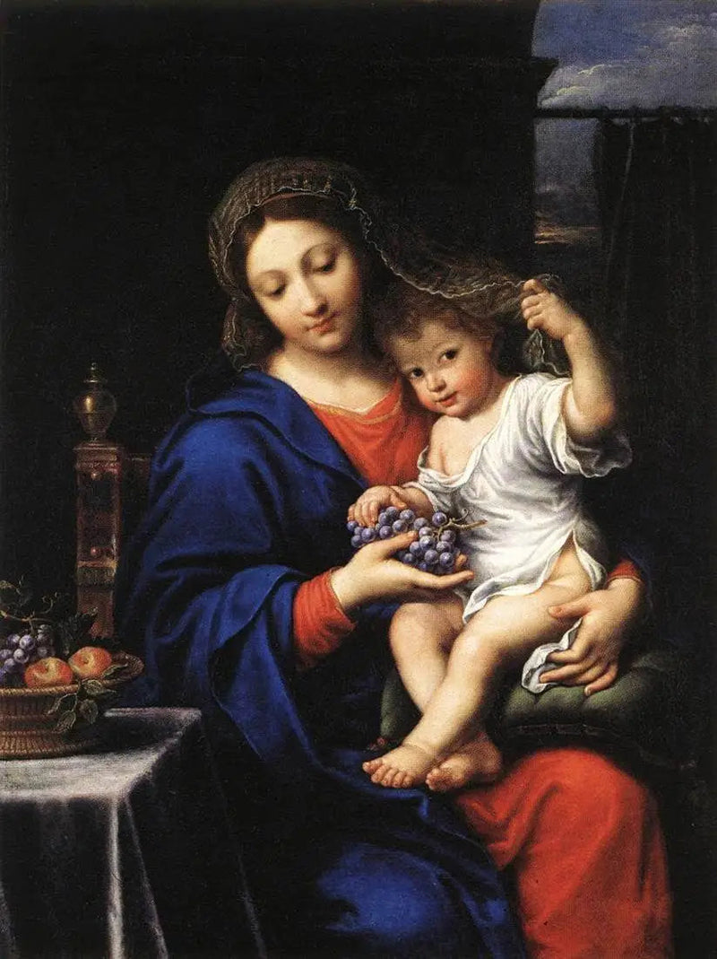 The Virgin with the Grapevine - Pierre Mignard