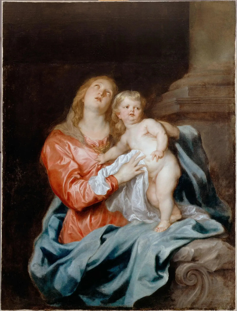The Virgin and Child - Antoine van Dyck