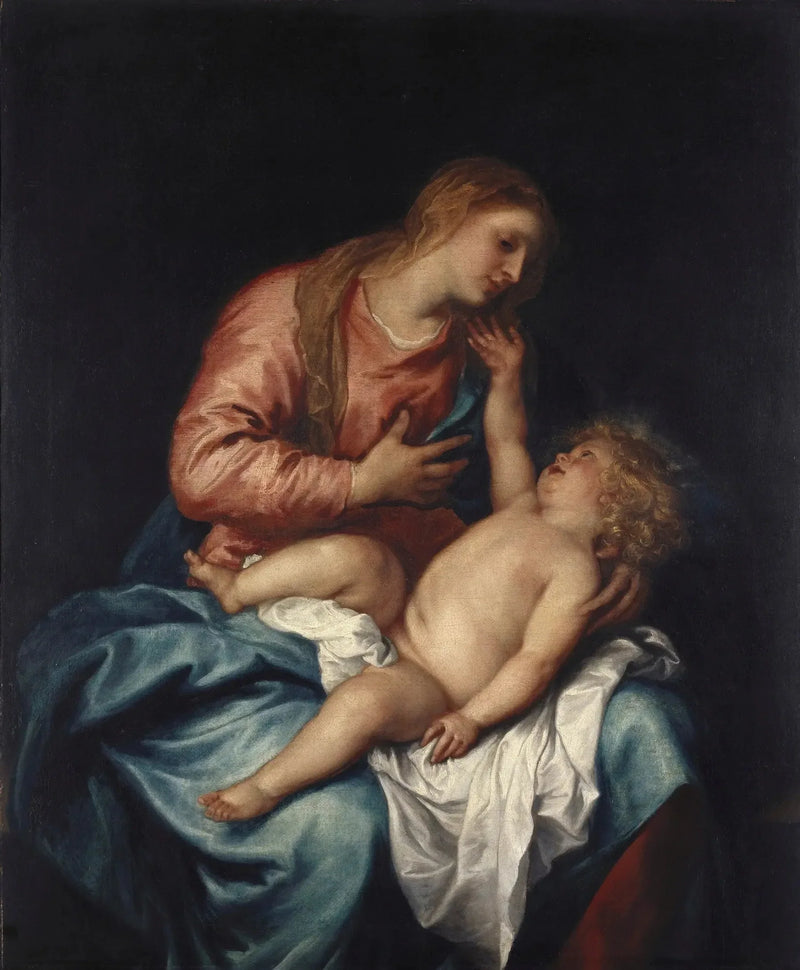 The Virgin and Child - Antoine van Dyck
