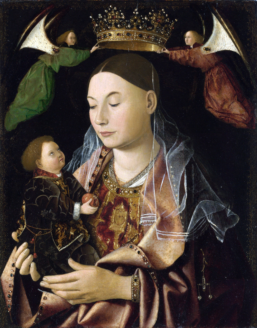 La Vierge à l’Enfant - Antonello de Messine image 1 tableau peint à l’huile sur toile