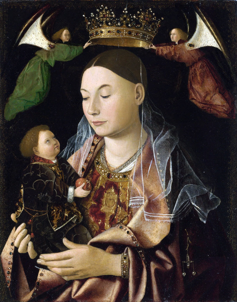 The Virgin and Child - Antonello de Messine