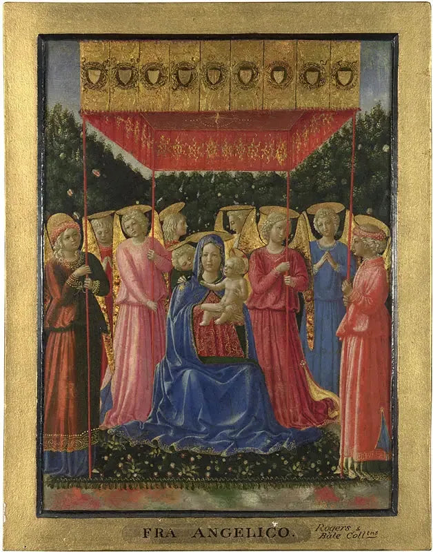 The Virgin and Child with Angels - Benozzo Gozzoli