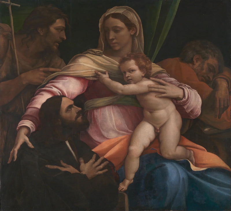 The Virgin and Child with Saints and a Donor - Sebastiano del Piombo