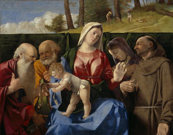 The Virgin and Child with Saints - Lorenzo Lotto