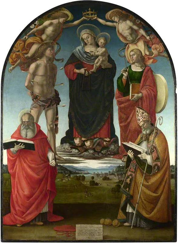 The Virgin and Child with Saints - Luca Signorelli