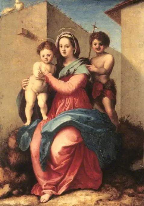 The Virgin and Child with the Little Saint John - Andrea del Sarto