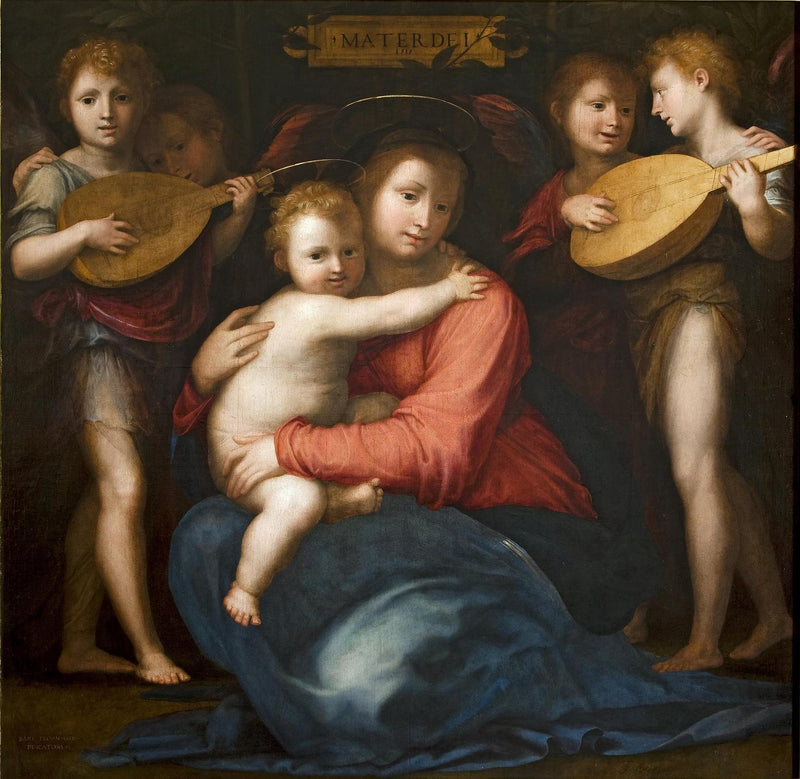 The Virgin and Child with Four Angels - Fra Bartolomeo