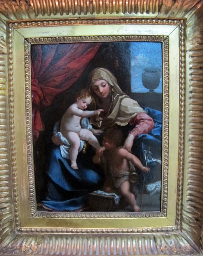The Virgin and Child with Saint John the Baptist - Guido Reni