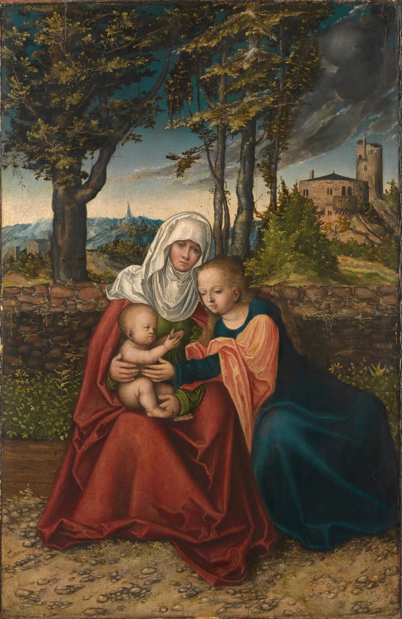 The Virgin and Child with Saint Anne - Lucas Cranach the Elder