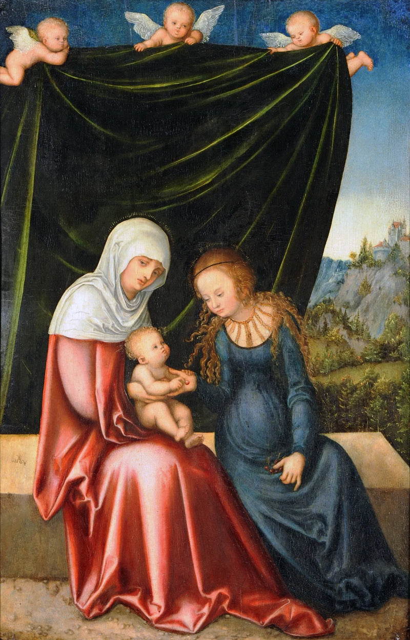 The Virgin and Child with Saint Anne - Lucas Cranach the Elder