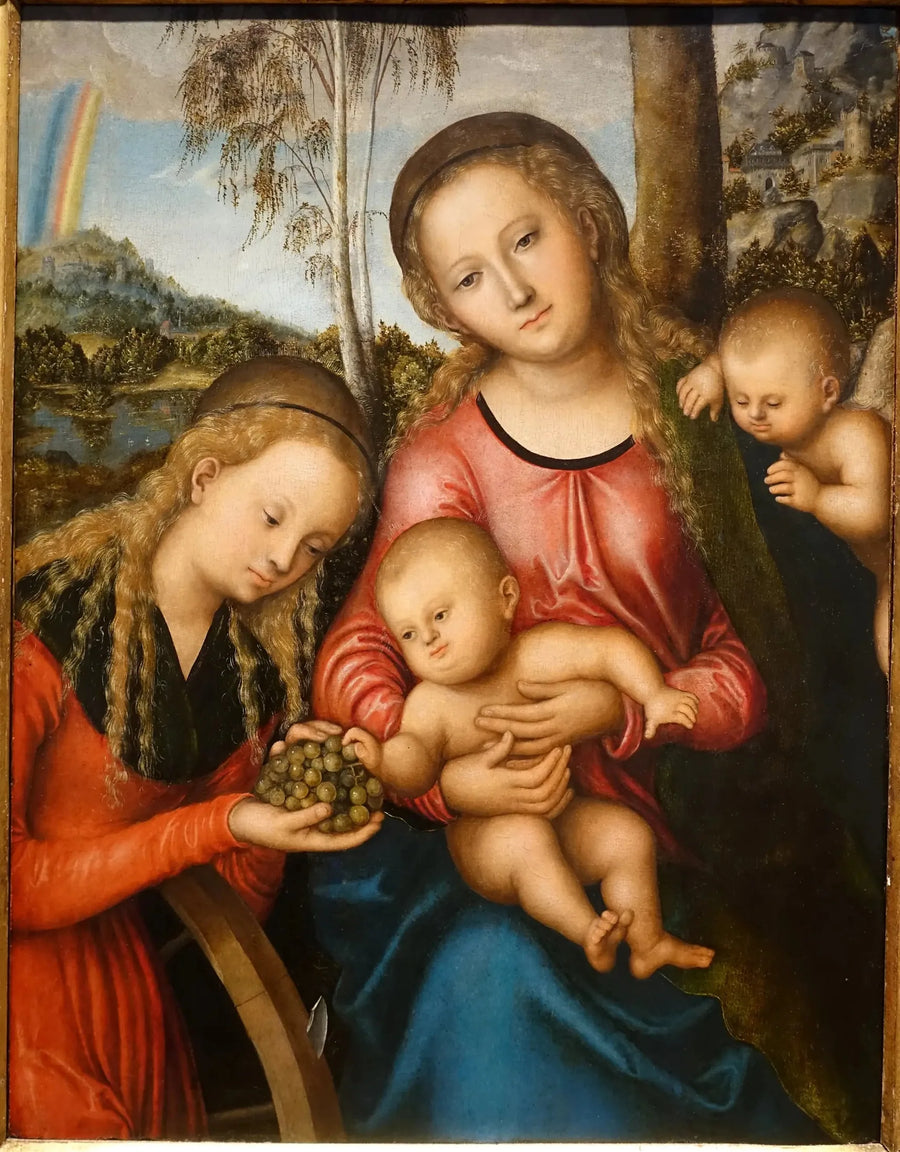 The Virgin and Child with Saint Catherine - Lucas Cranach the Elder