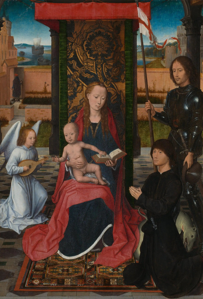 The Virgin and Child with an Angel - Hans Memling