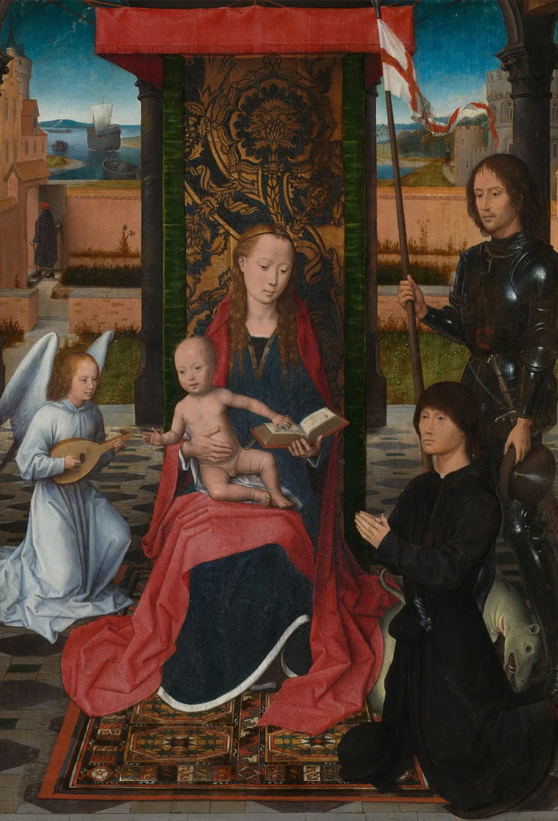 The Virgin and Child with an Angel - Hans Memling