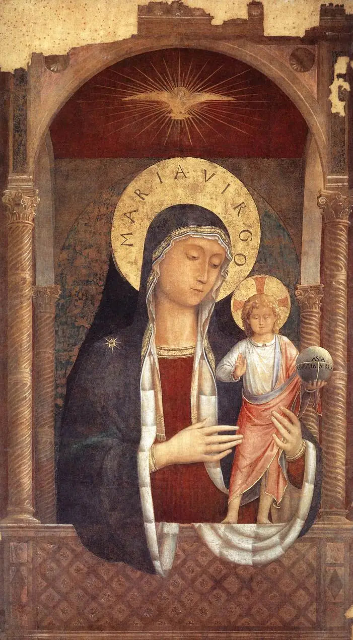 The Virgin and Child Giving Blessings - Benozzo Gozzoli