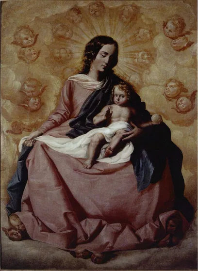 The Virgin and Child in Glory - Francisco de Zurbarán