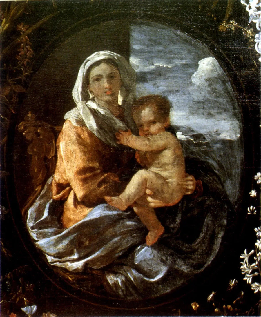The Virgin and Child - Nicolas Poussin