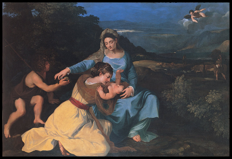 The Virgin and Child, Saint Catherine and Saint John - Pietro da Cortona