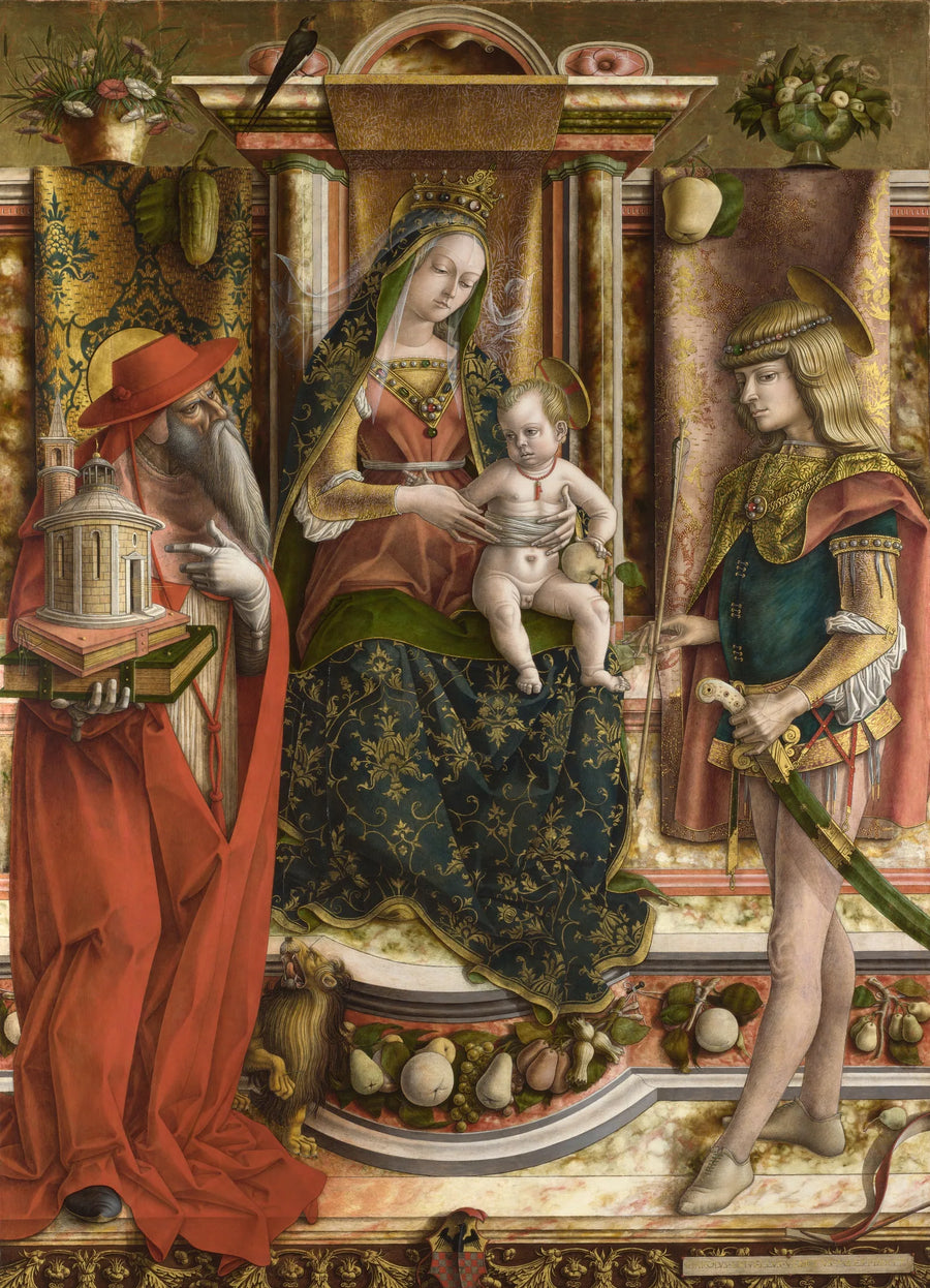 The Virgin with the Swallow - Carlo Crivelli