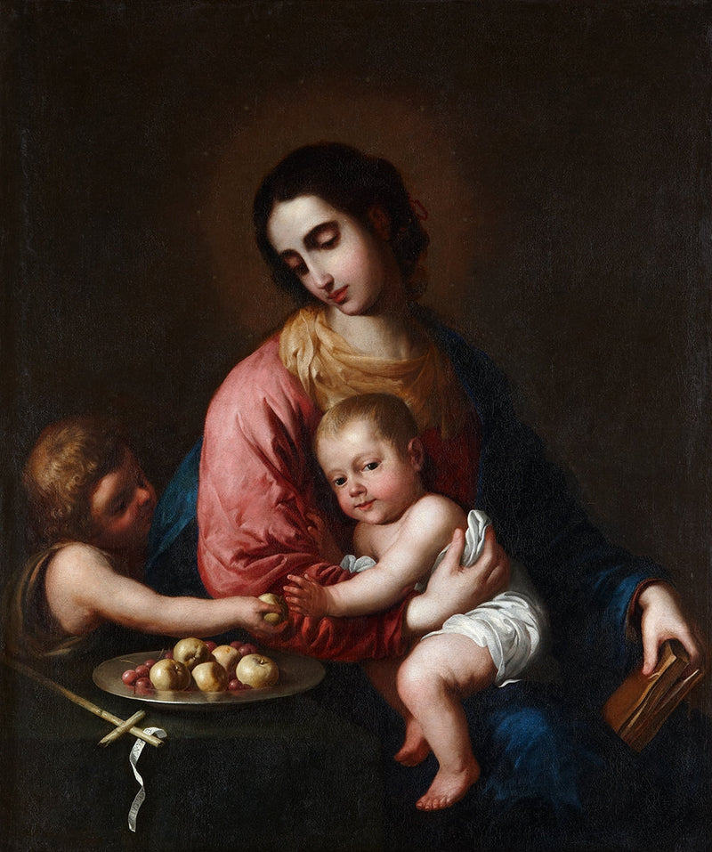 The Virgin and Child Jesus and the Child Saint John - Francisco de Zurbarán