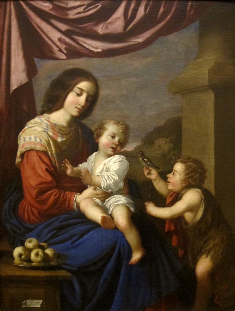 The Virgin and Child Jesus and the Child Saint John - Francisco de Zurbarán
