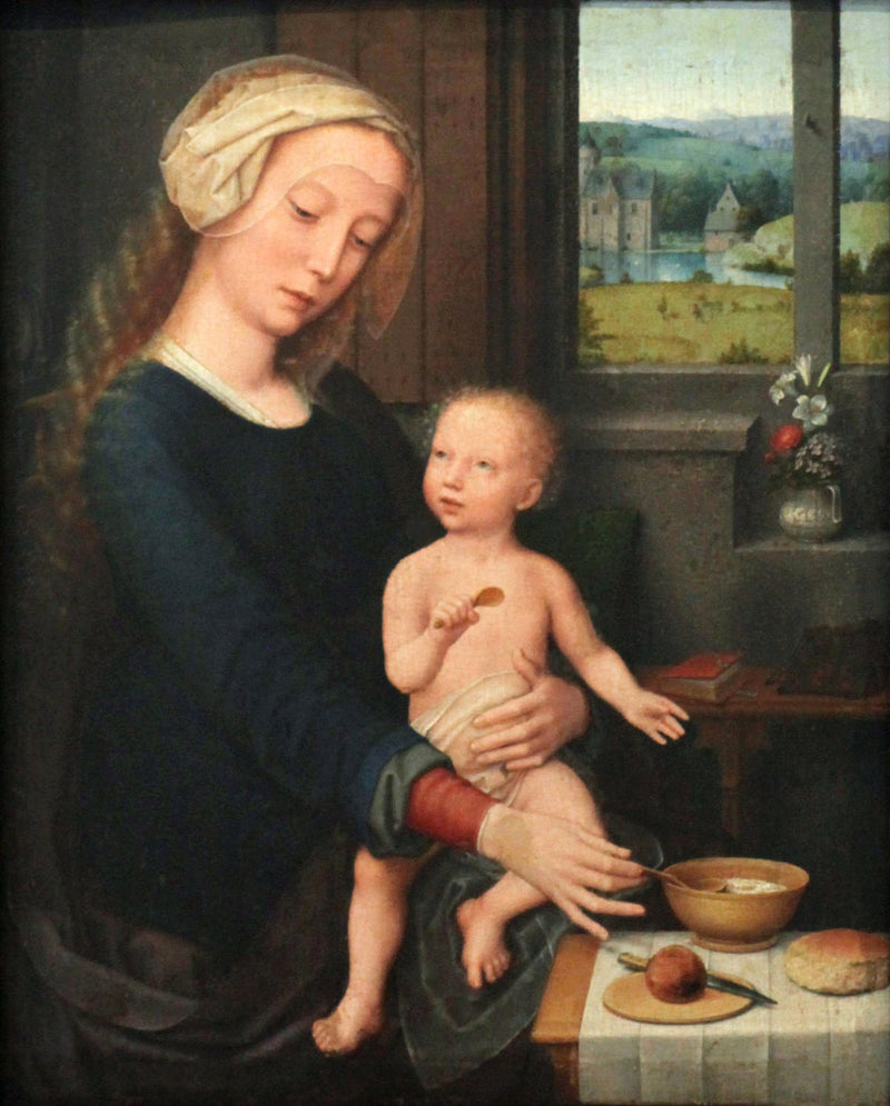 The Virgin with the Milk Soup - Gérard David