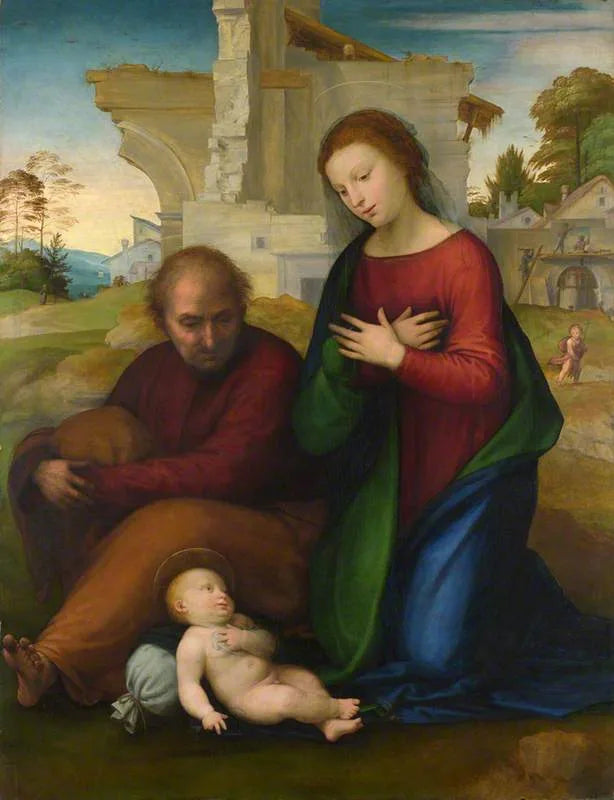 The Virgin Adoring the Child with Saint Joseph - Fra Bartolomeo