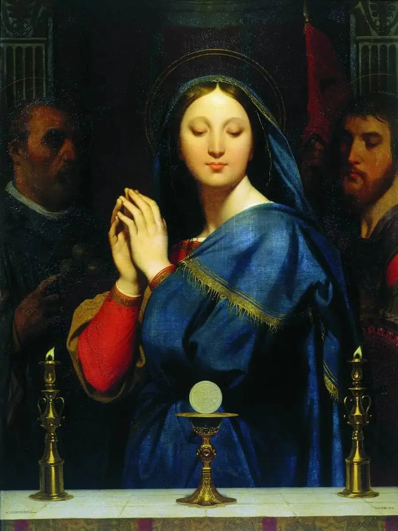 The Virgin Adoring the Host - Jean-Auguste-Dominique Ingres