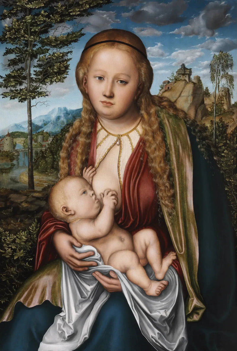 The Virgin nursing the child - Lucas Cranach the Elder