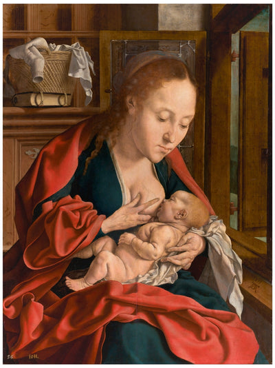 La Vierge allaitant l’enfant - Marinus van Reymerswale - Alpha Reproduction