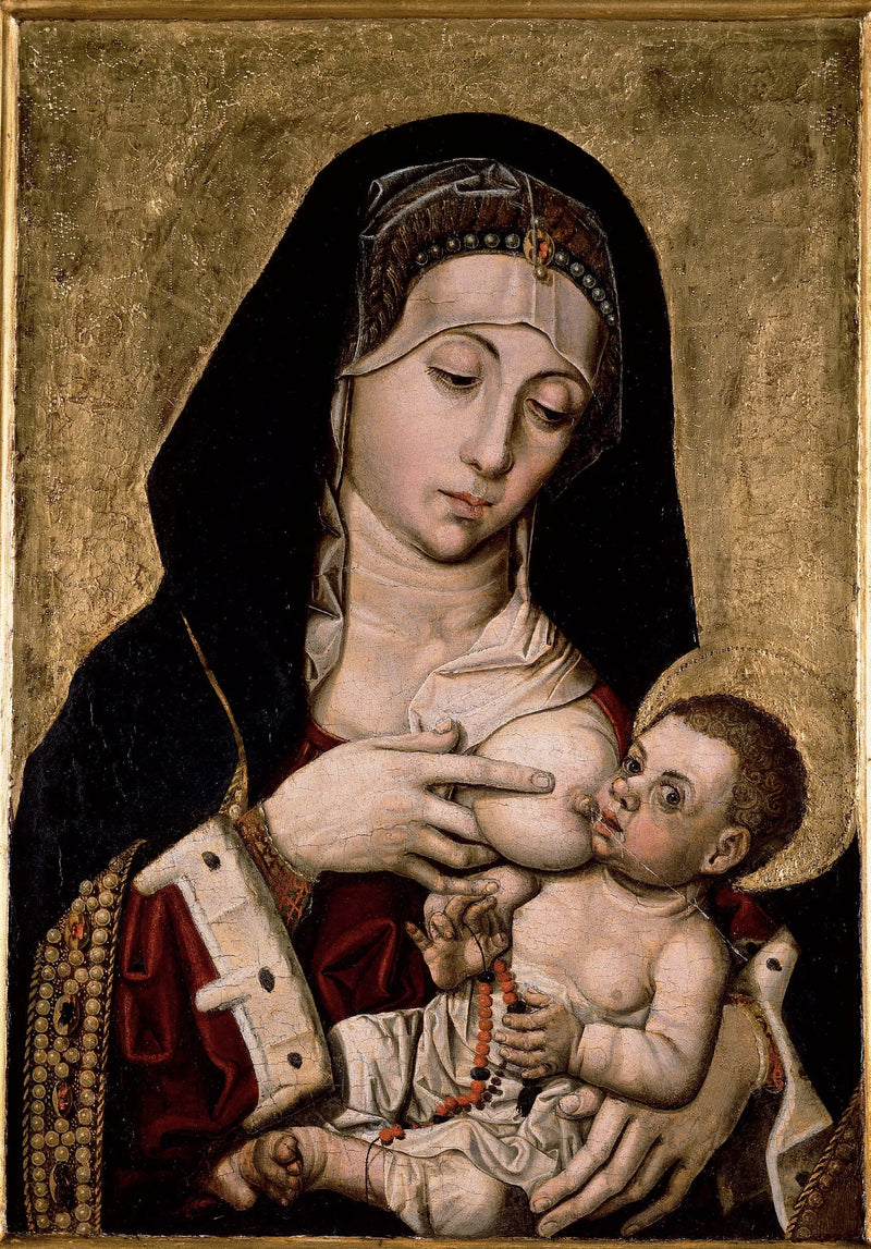 The Nursing Virgin - Bartolomé Bermejo