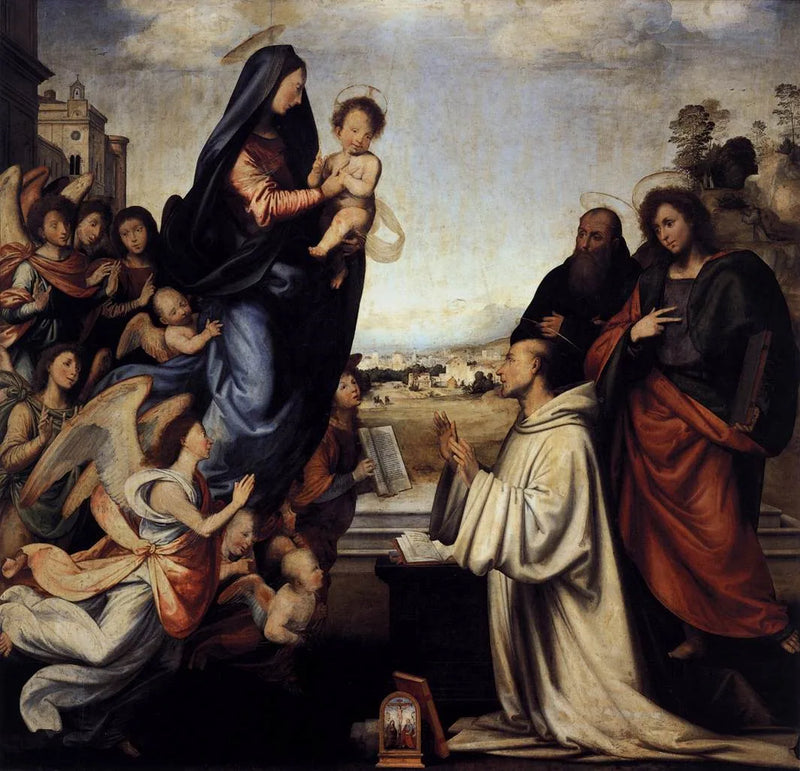 The Virgin appears to Saint Bernard, - Fra Bartolomeo