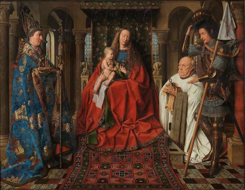 The Virgin with Canon Van der Paele - Jan van Eyck
