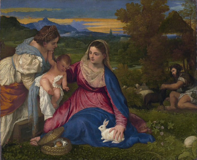 The Virgin with Rabbit - Titian