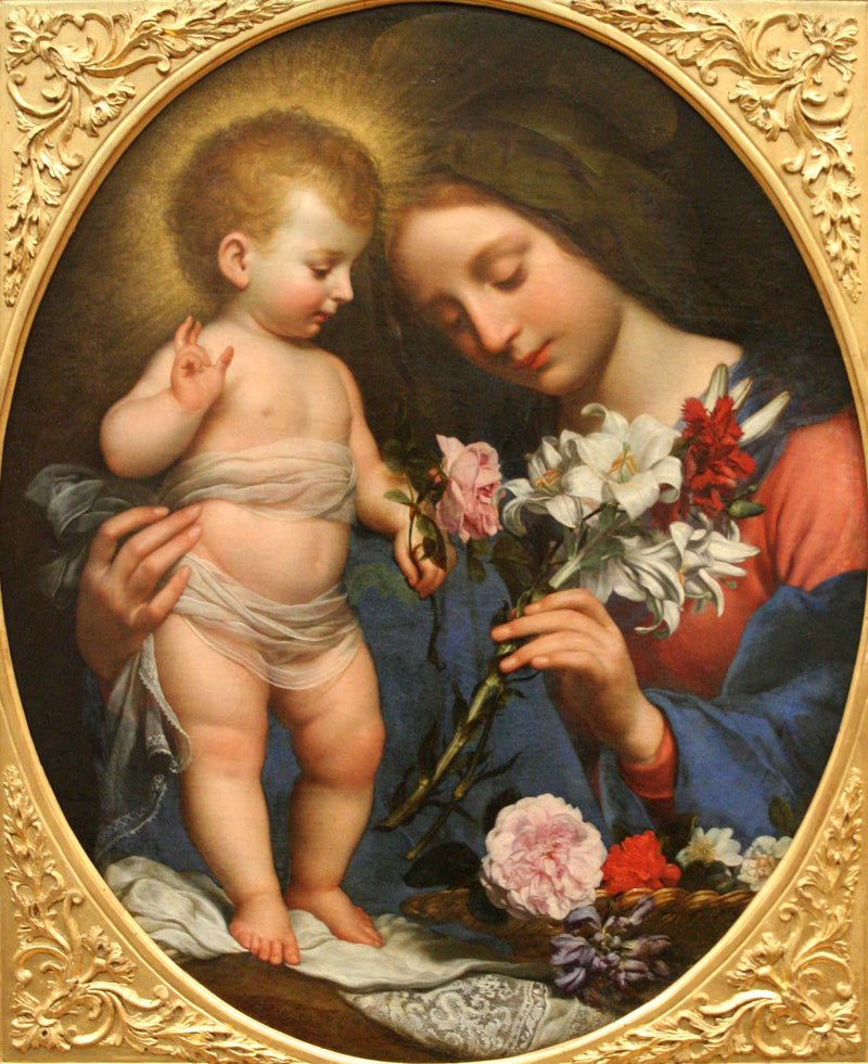 The Virgin with the Lily. - Carlo Dolci