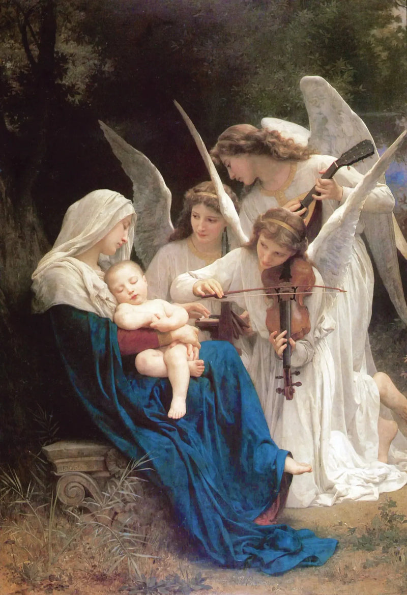 The Virgin with Angels - Bouguereau