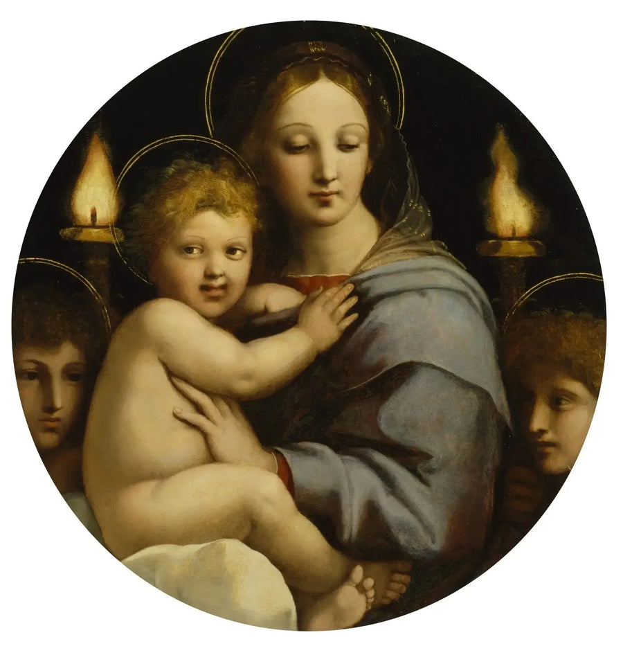 The Virgin with Candelabra - Raphael Sanzio