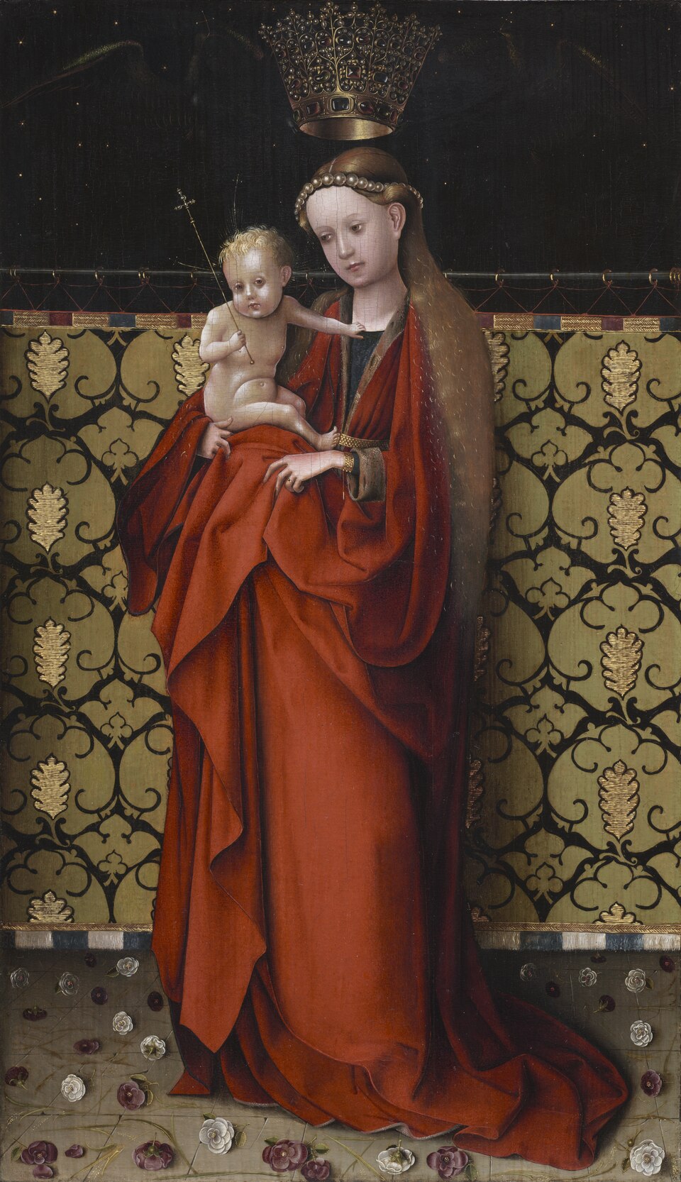 La Vierge couronnée par les anges - Stefan Lochner - Alpha Reproduction