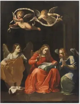 The Virgin Sewing or the Virgin of the Annunciation - Guido Reni
