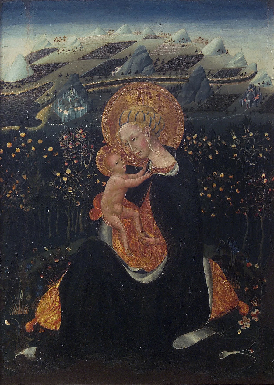 The Virgin of Humility - Giovanni di Paolo