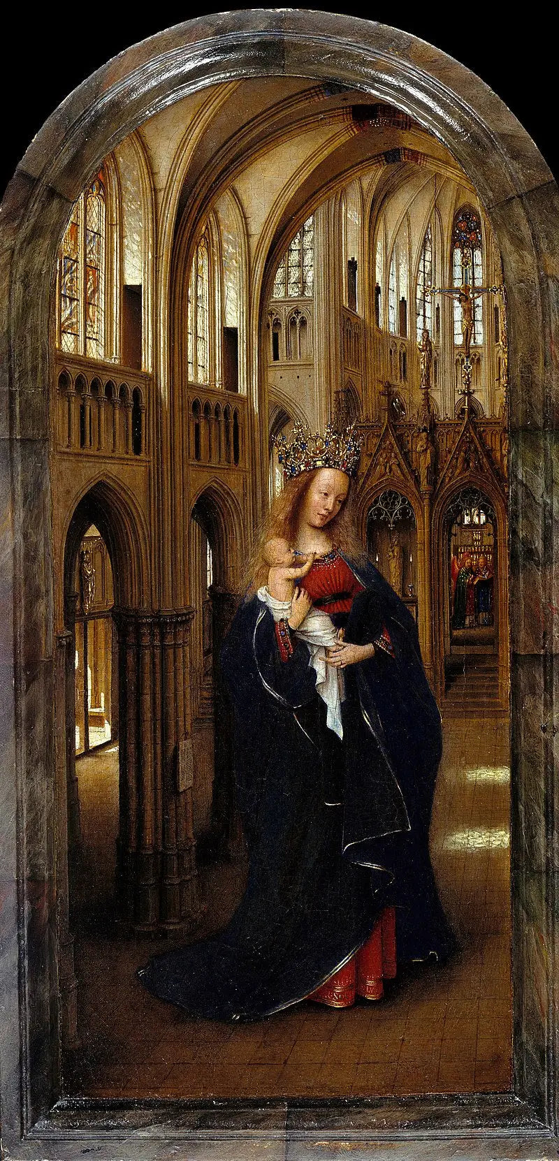 The Virgin in a church - Jan van Eyck