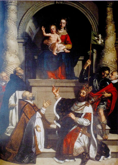 La Vierge de la famille de Vic - Frans Pourbus the Younger - Alpha Reproduction